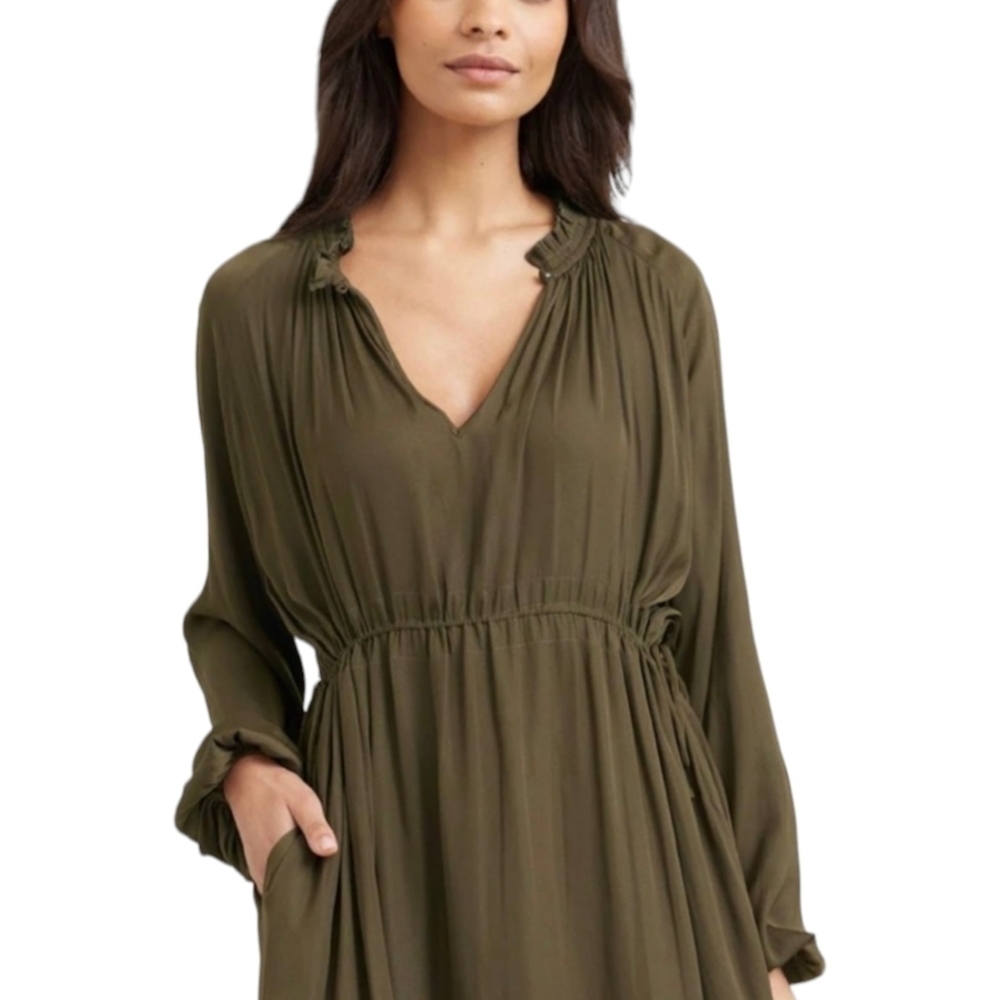 NWOT Modern Citizen Cypress Green Magdalena Dress Size 1X - Picture 4 of 4